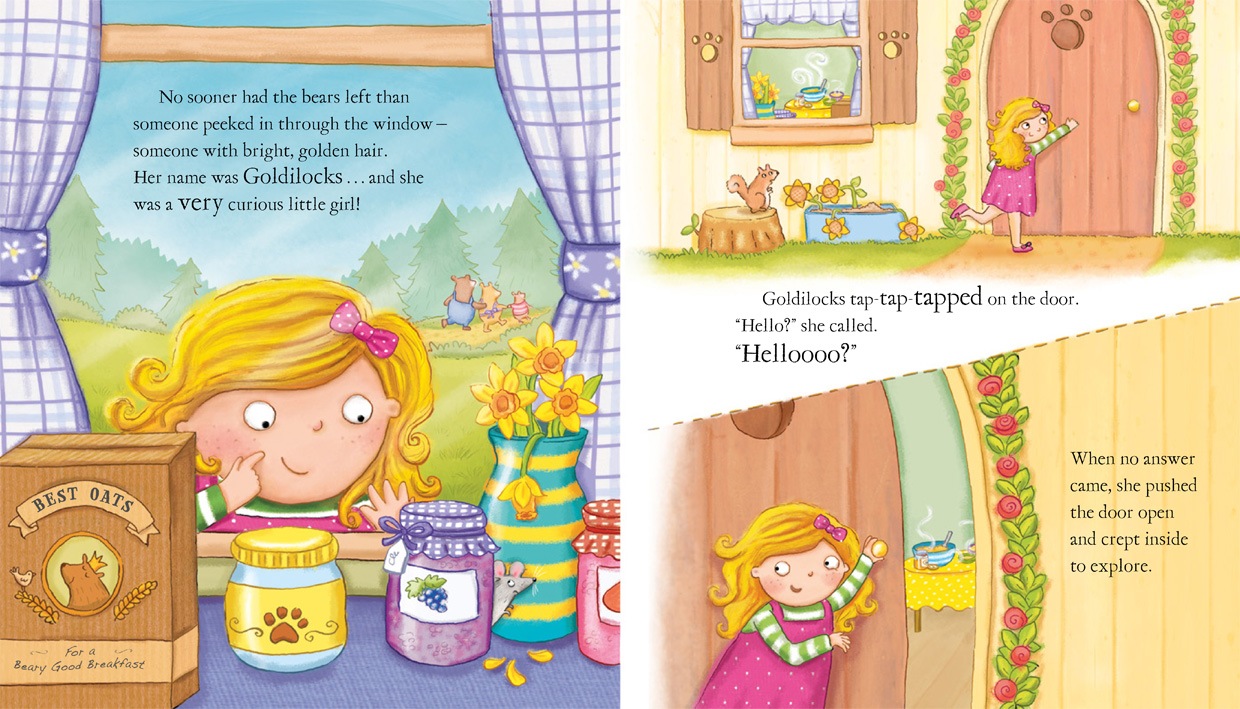 読み聞かせ・多読にぴったり！名作童話シリーズ　Goldilocks and The Three Bears