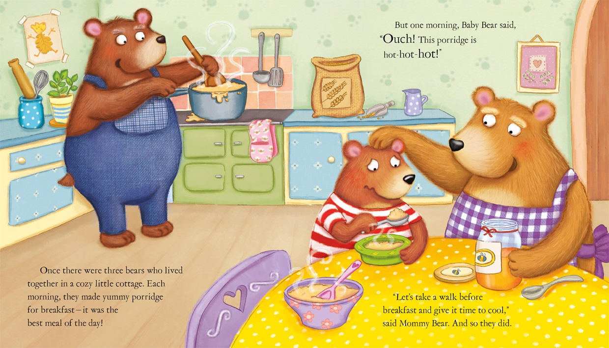 読み聞かせ・多読にぴったり！名作童話シリーズ　Goldilocks and The Three Bears