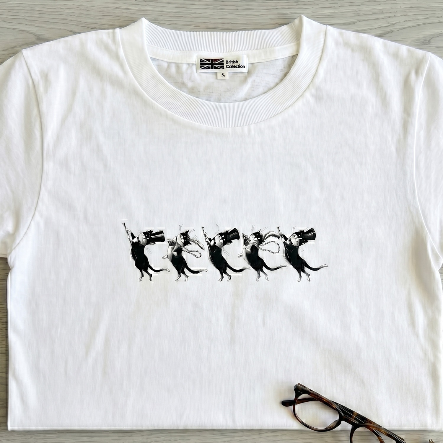 エロール・ル・カイン　Tシャツ　L　Growltiger’s Last Stand and Other Poems ～キャッツ: ボス猫・グロウルタイガー絶体絶命～（月夜の猫）