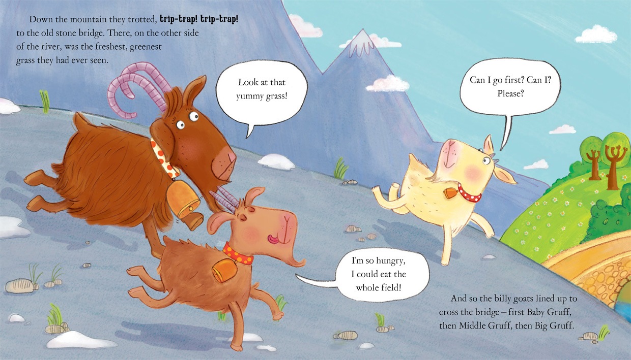 読み聞かせ・多読にぴったり！名作童話シリーズ　The Three Billy Goats Gruff