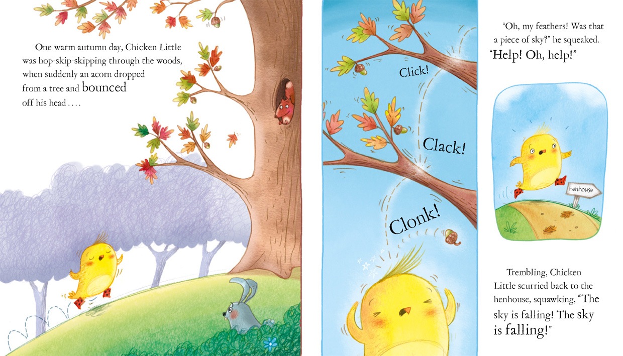 読み聞かせ・多読にぴったり！名作童話シリーズ　Chicken Little