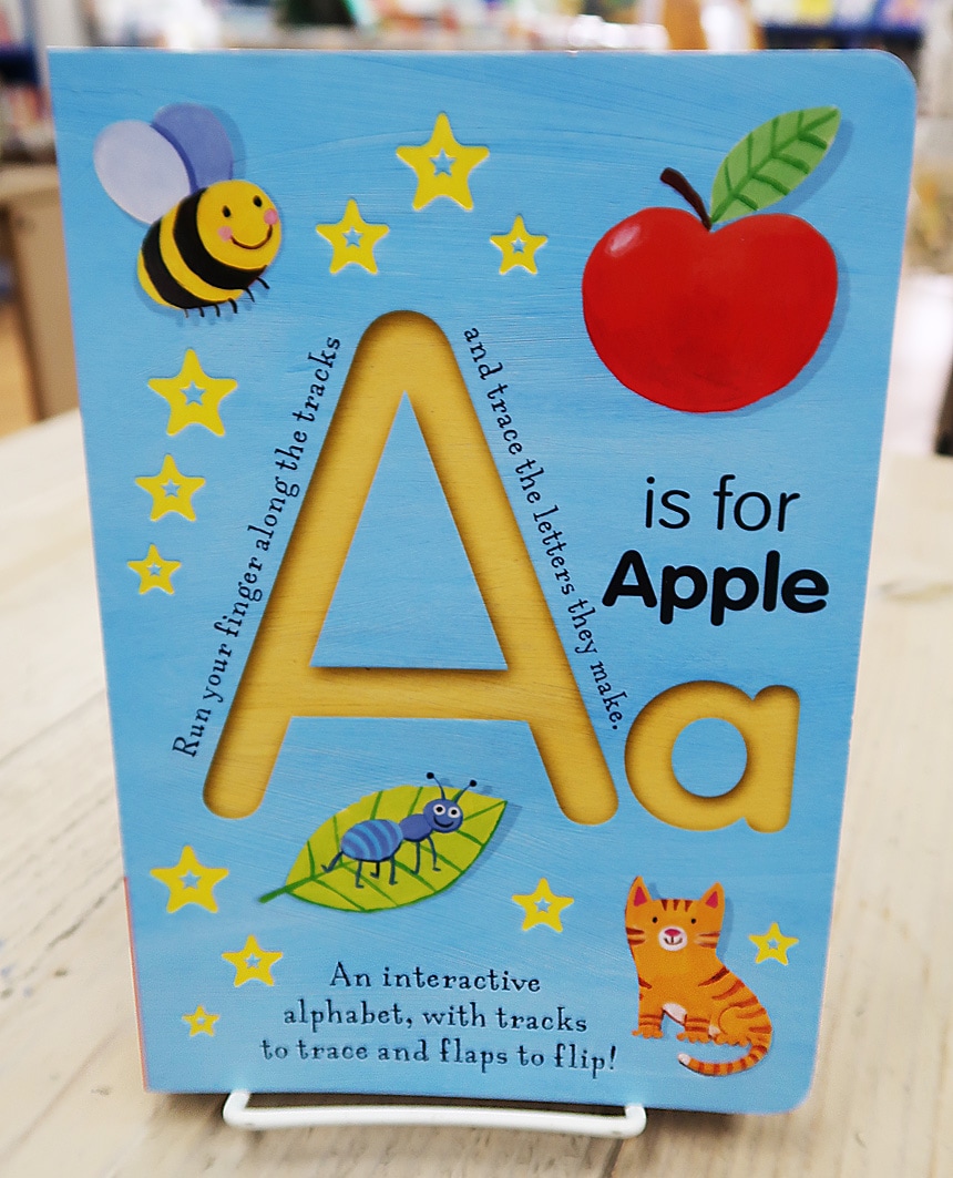 指でたどろう！しかけ絵本 A is for Apple | カテゴリーでさがす