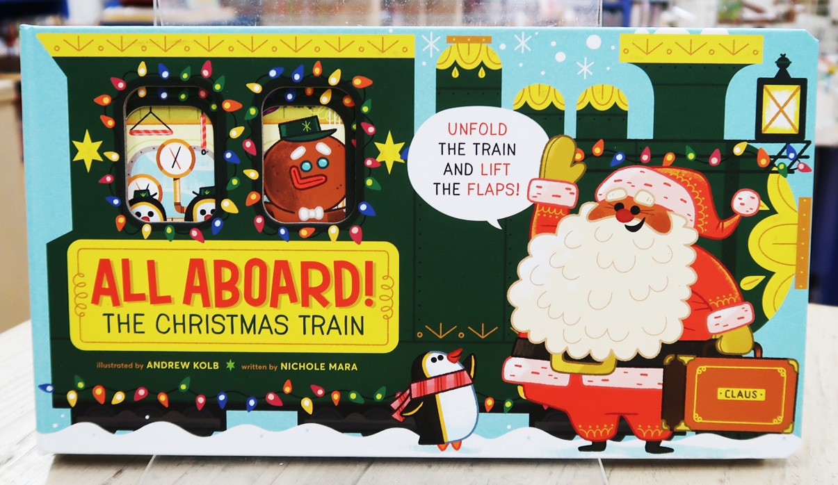 おりたたみしかけ絵本 All Abroad! The Christmas Train | こだわり