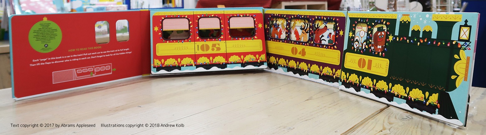 おりたたみしかけ絵本　All Abroad! The Christmas Train