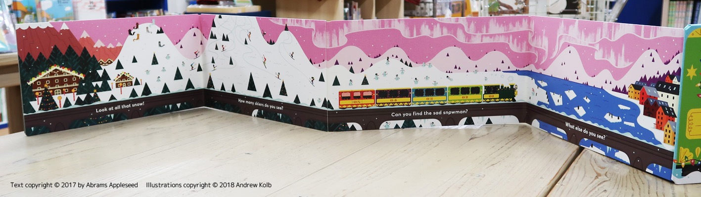 おりたたみしかけ絵本　All Abroad! The Christmas Train