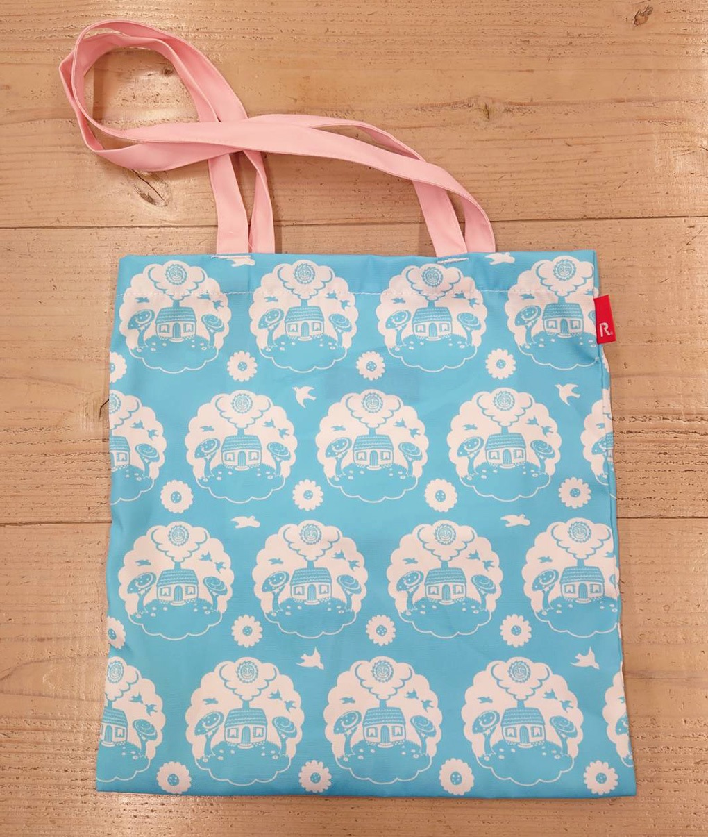 ちいさいおうち　～The Little House～　トートバッグ　総柄　＜ROOTOTE＞