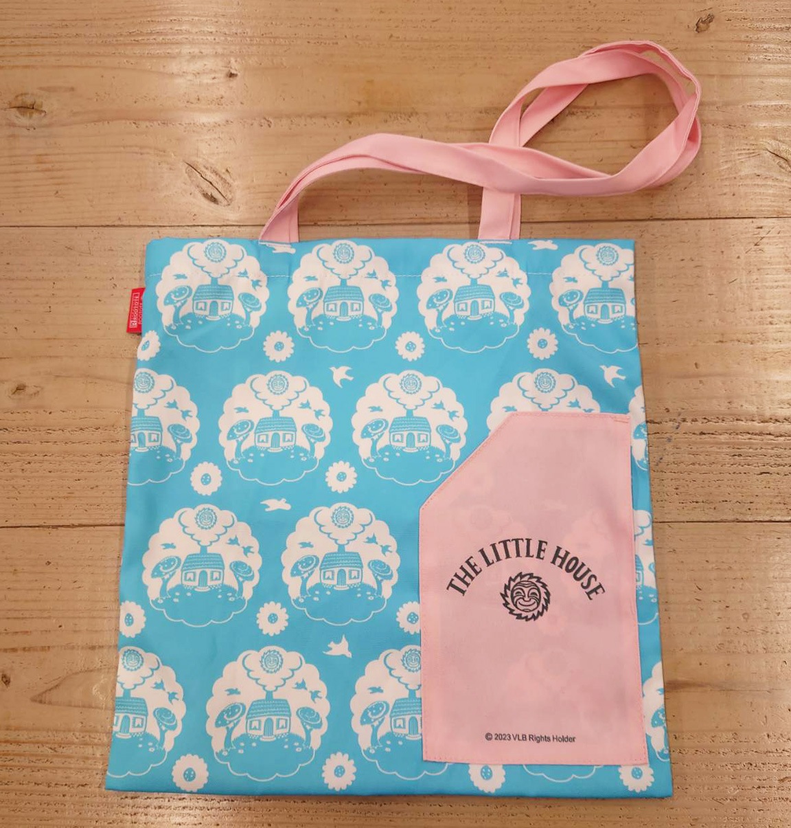 ちいさいおうち　～The Little House～　トートバッグ　総柄　＜ROOTOTE＞