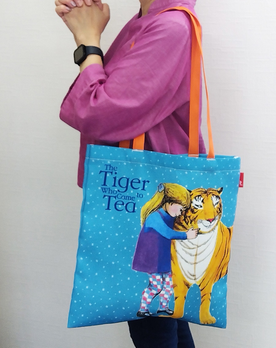 おちゃのじかんにきたとら　トートバッグ　＜ROOTOTE＞