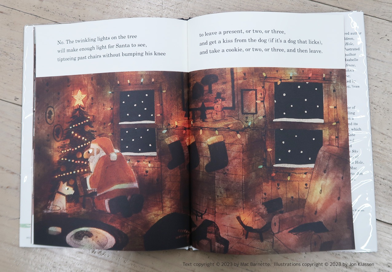 How Does Santa Go Down the Chimney?