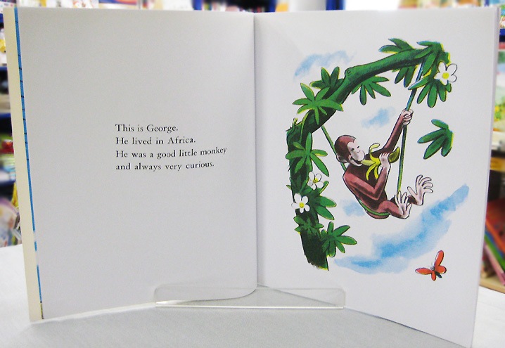 【英語と日本語読みくらべ絵本セット】 Curious George ／ひとまねこざるときいろいぼうし