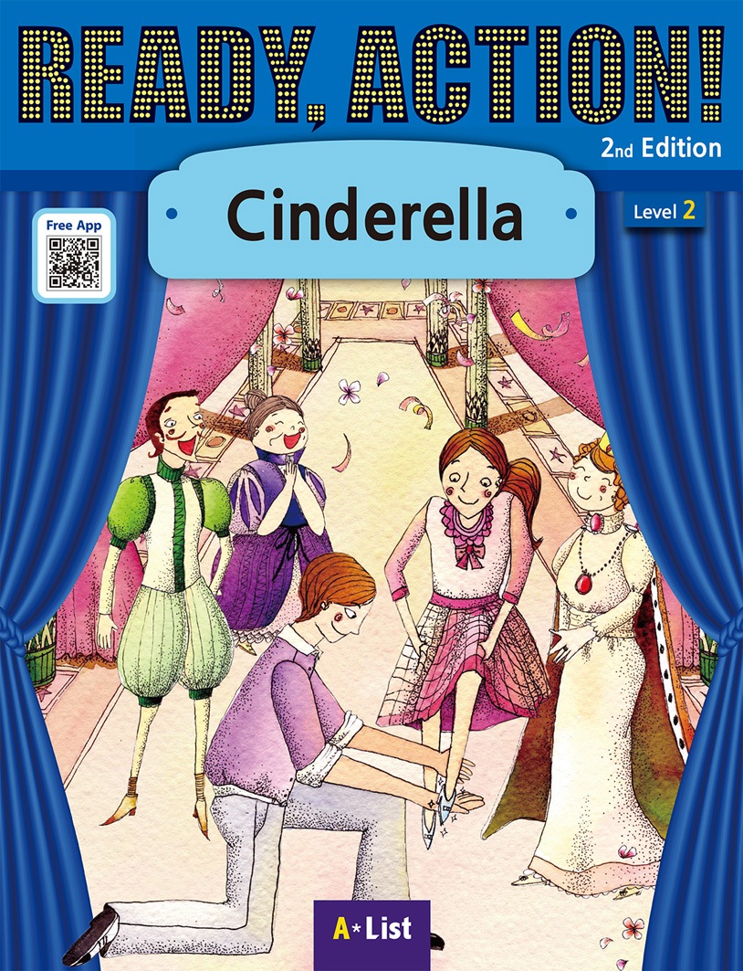 英語劇シリーズ　QRコード音声付き　おもしろ童話　Cinderella ～シンデレラ・その後～ 【中級：レベル２】