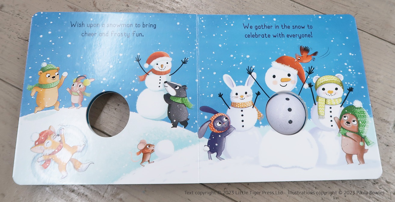 しかけつき絵本　Wish Upon A Snowman