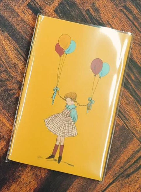 くらはしれい　A6ミニノート　風船