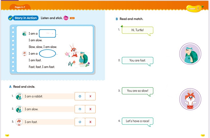 英語劇シリーズ　QRコード音声付き　名作童話　The Rabbit and the Turtle ～うさぎとかめ～ 【超初級：入門レベル】