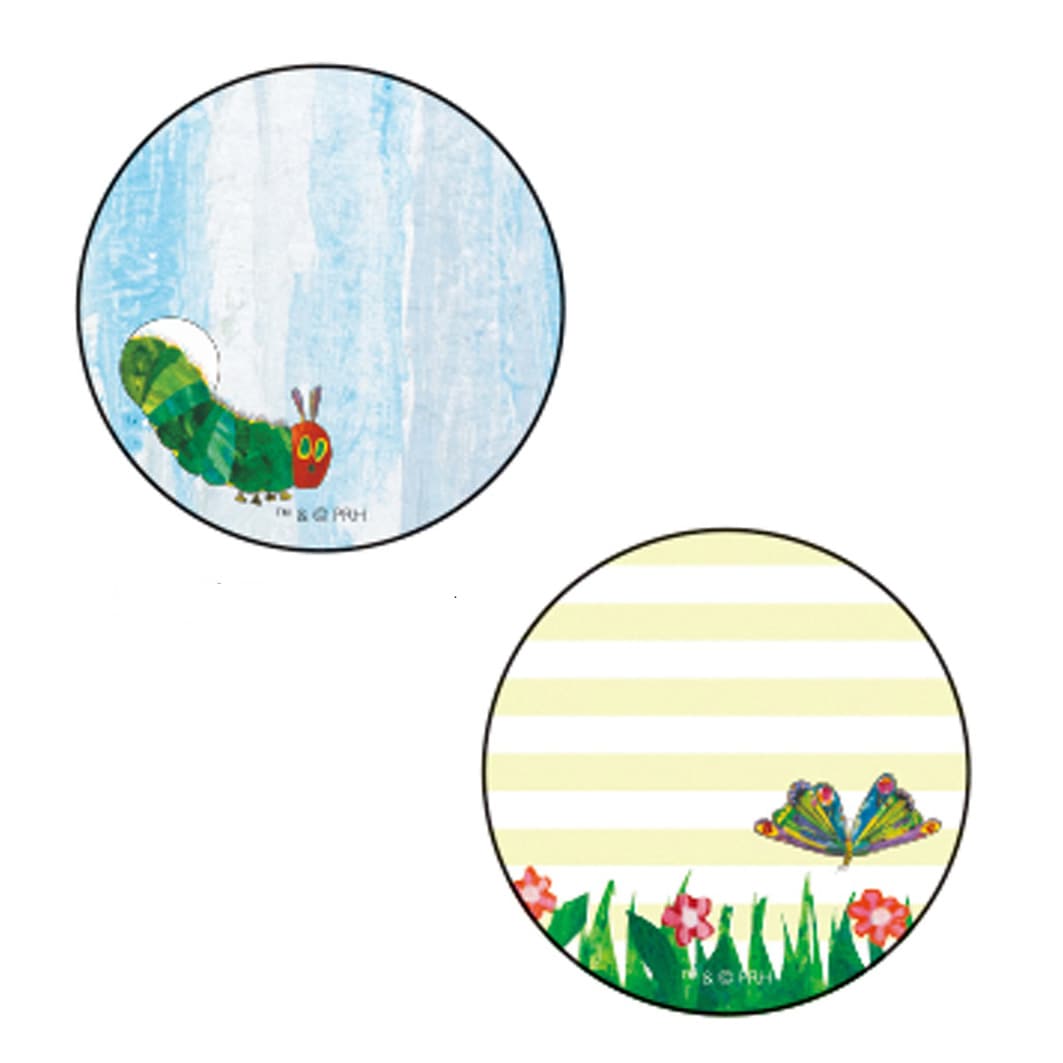 エリック・カール　缶入メモ　グリーン