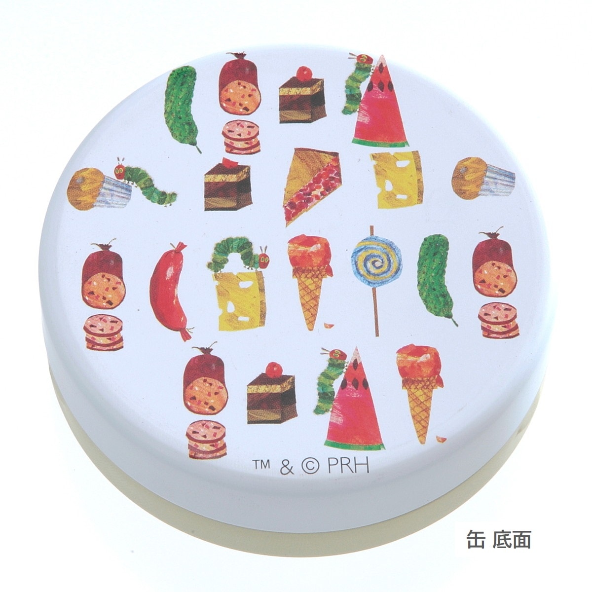 エリック・カール　缶入メモ　たべもの