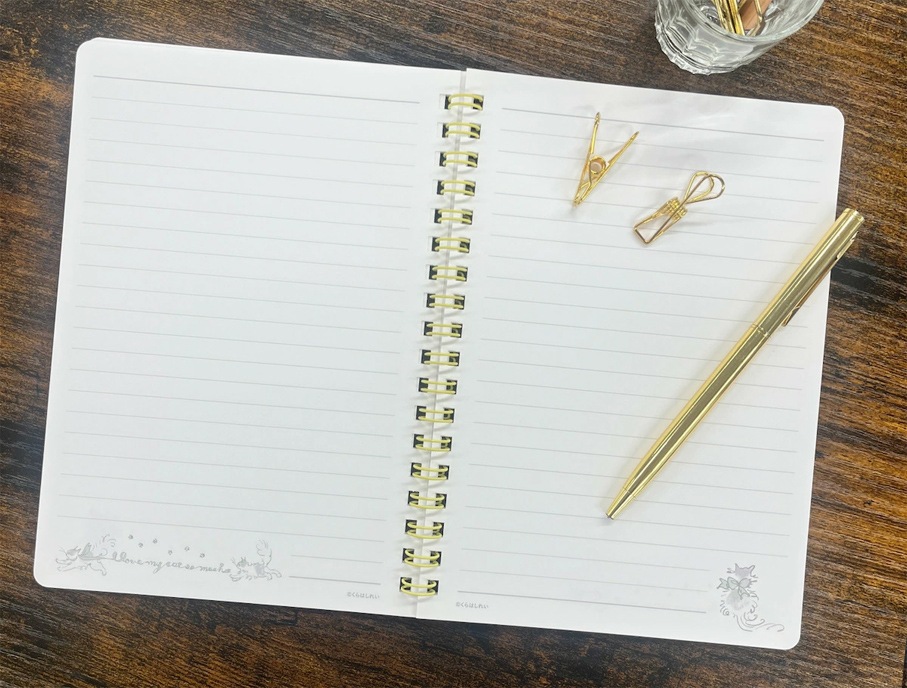 くらはしれい B6リングノート（花）