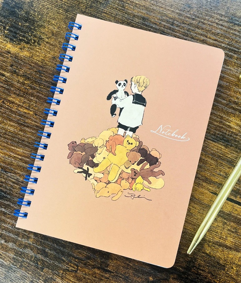 くらはしれい B6リングノート（くま）