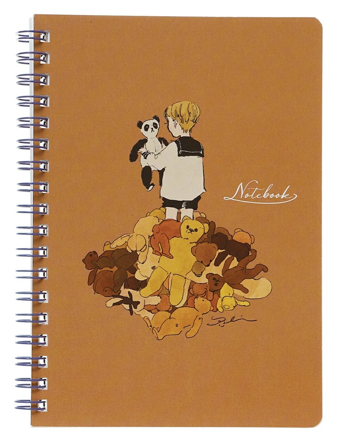 くらはしれい B6リングノート（くま）