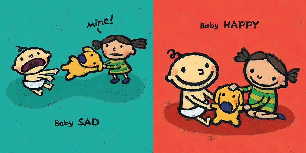 Baby HAPPY Baby SAD　ボードブック