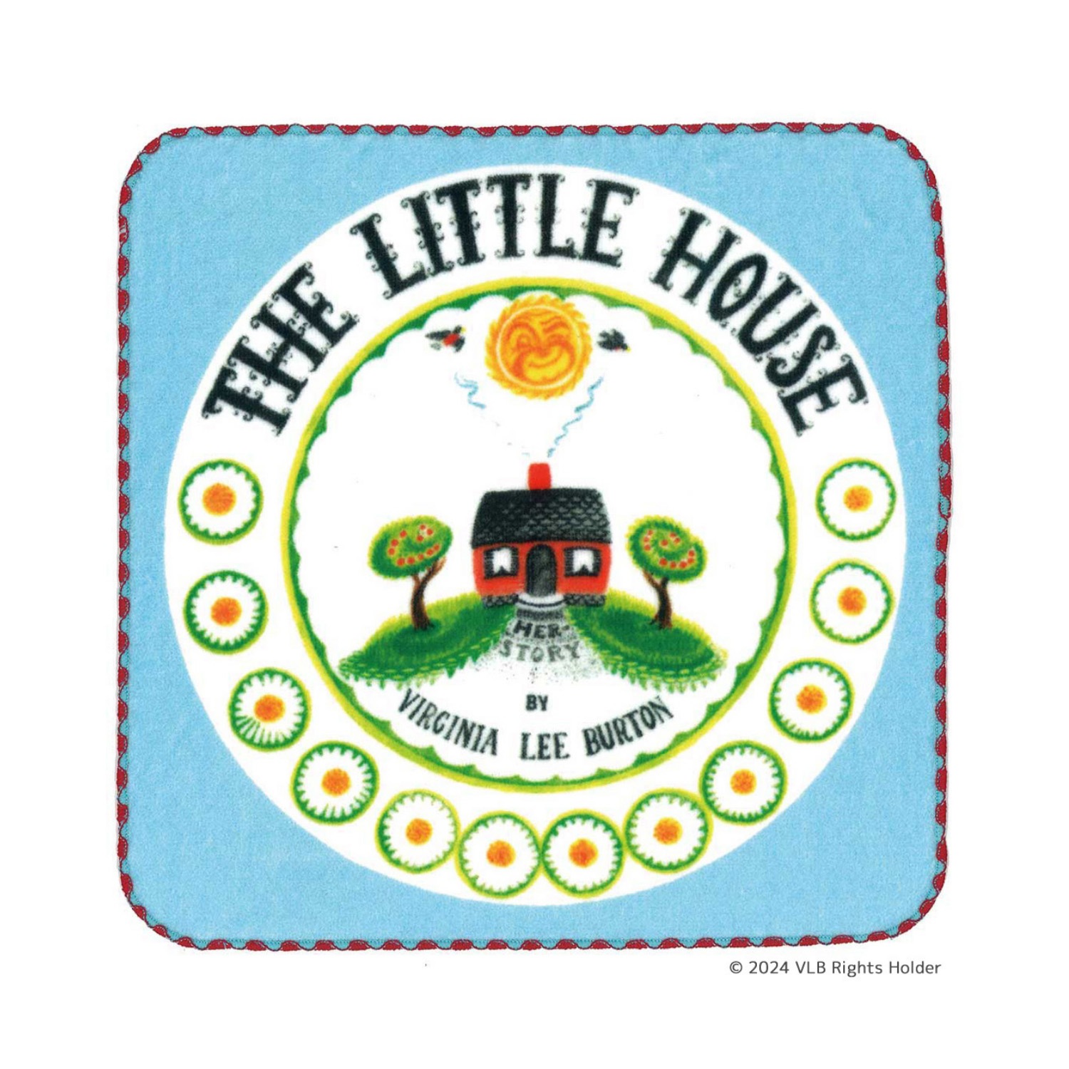 ちいさいおうち　～The Little House～　プチタオル　表紙　空色