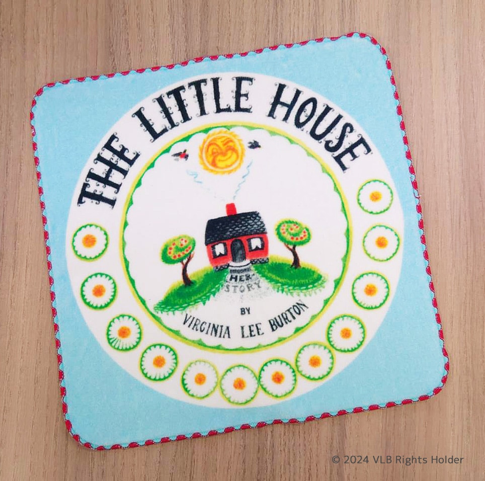 ちいさいおうち　～The Little House～　プチタオル　表紙　空色