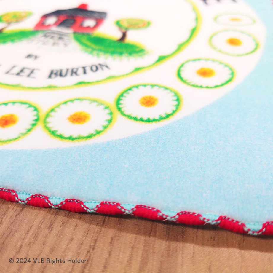 ちいさいおうち　～The Little House～　プチタオル　表紙　空色