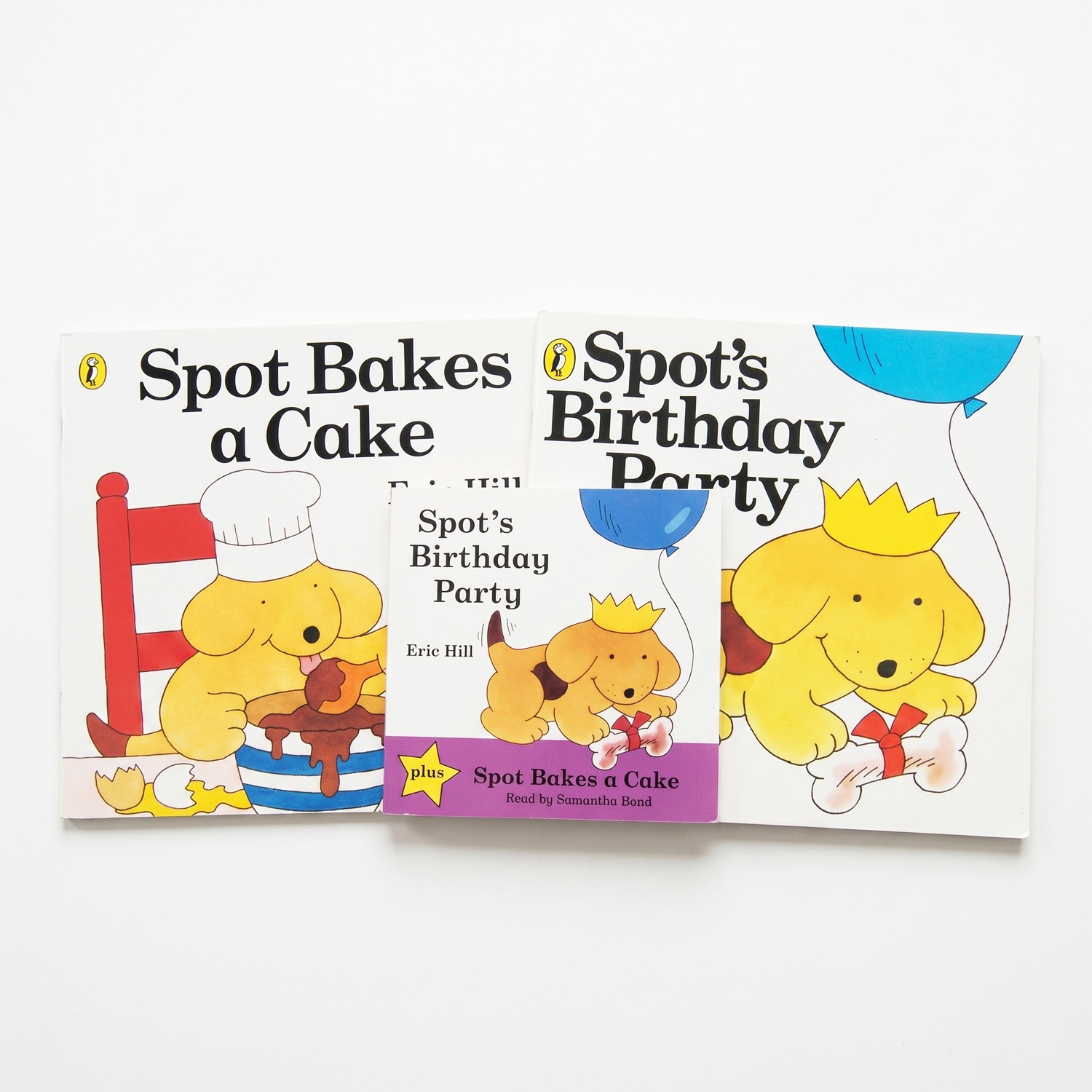 朗読CDつき名作絵本　Spot's Birthday Party／Spot Bakes a Cake 2冊セット