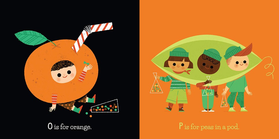 ハロウィンボードブック　ABCｓ of Halloween An Alphabet Book