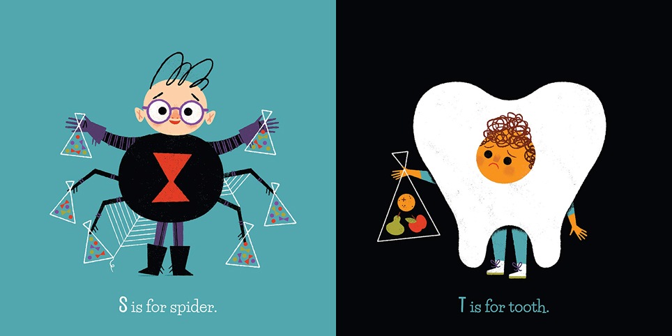 ハロウィンボードブック　ABCｓ of Halloween An Alphabet Book