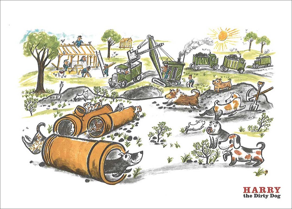 どろんこハリー ポストカード 外遊び | カテゴリーでさがす,グッズ