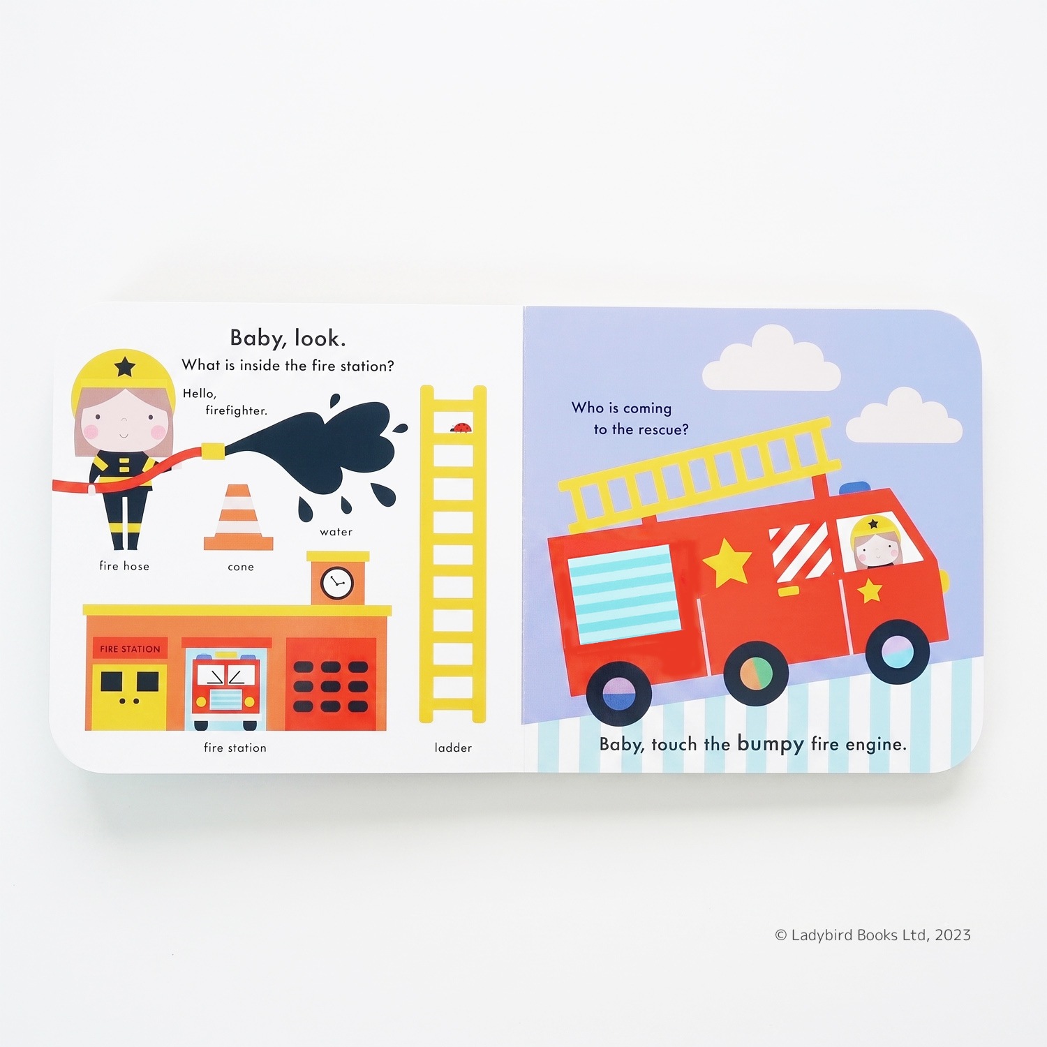 さわって楽しむ！しかけ絵本　Baby Touch Rescue Vehicles