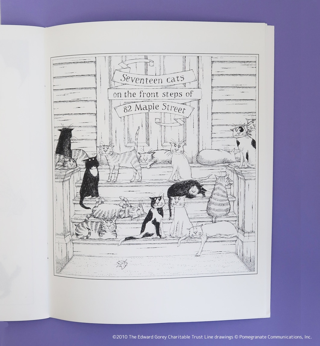 ゴーリー　ぬりえ