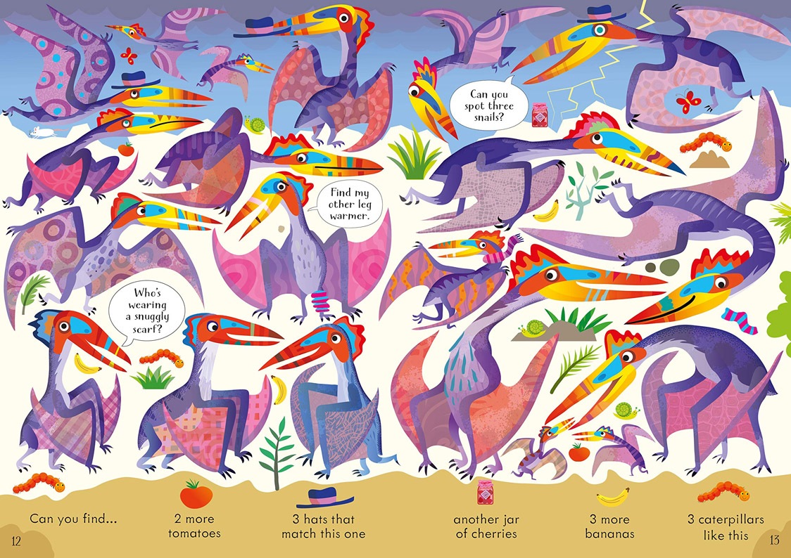 さがし絵本　Look and Find Dinosaurs　～ペーパー版～