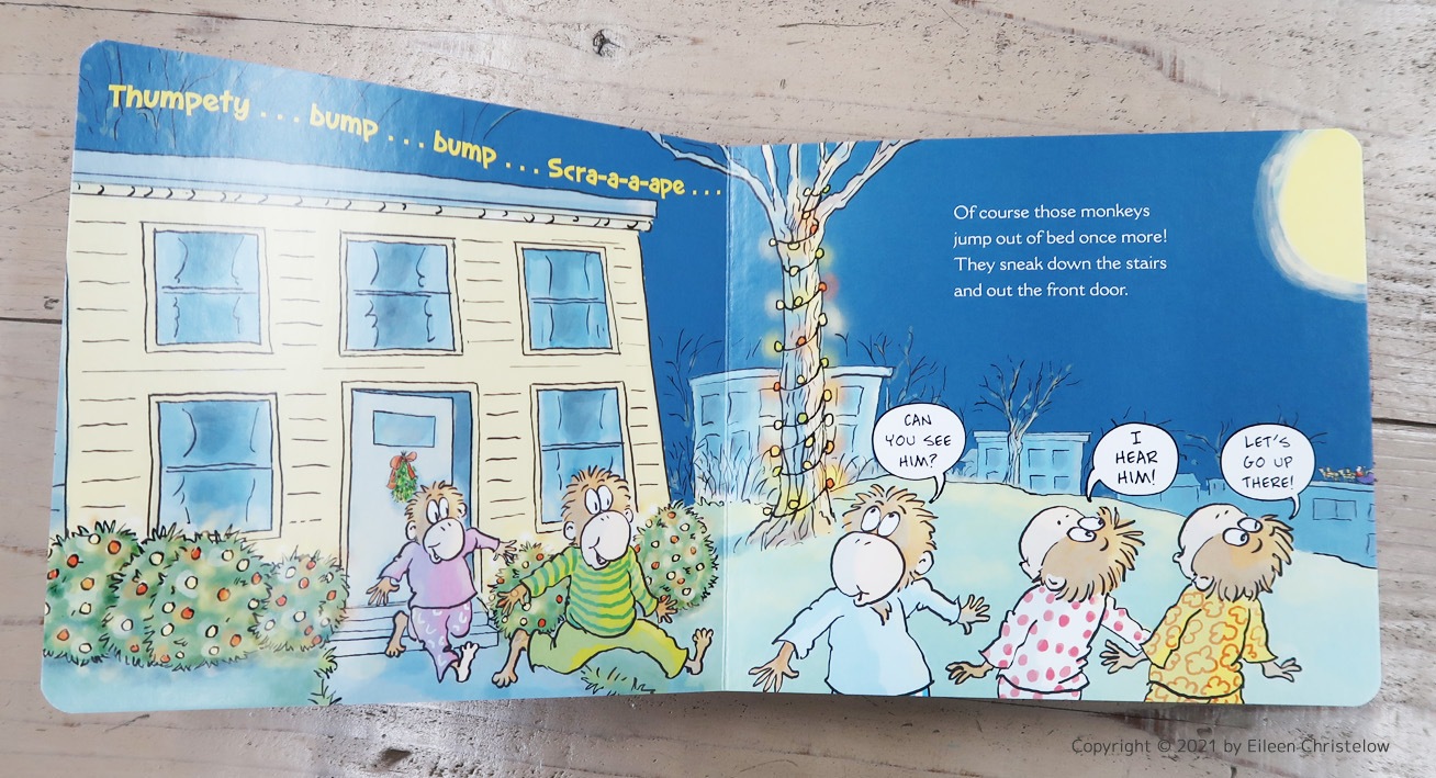Five Little Monkeys Looking for Santa　ボードブック