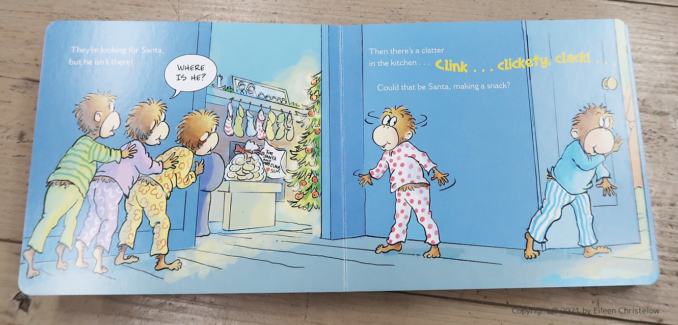 Five Little Monkeys Looking for Santa　ボードブック