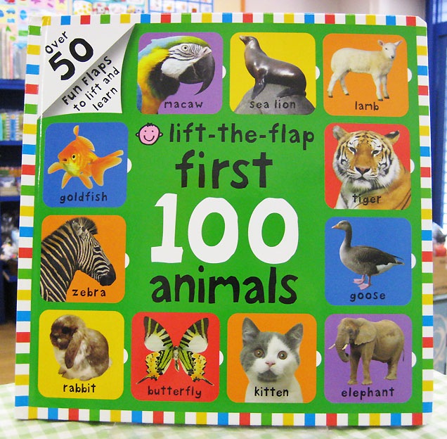 めくりしかけ絵本 100アニマルズ | カテゴリーでさがす,ベビー