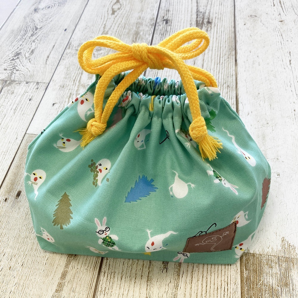 せなけいこ　ランチ袋M　めがねうさぎ