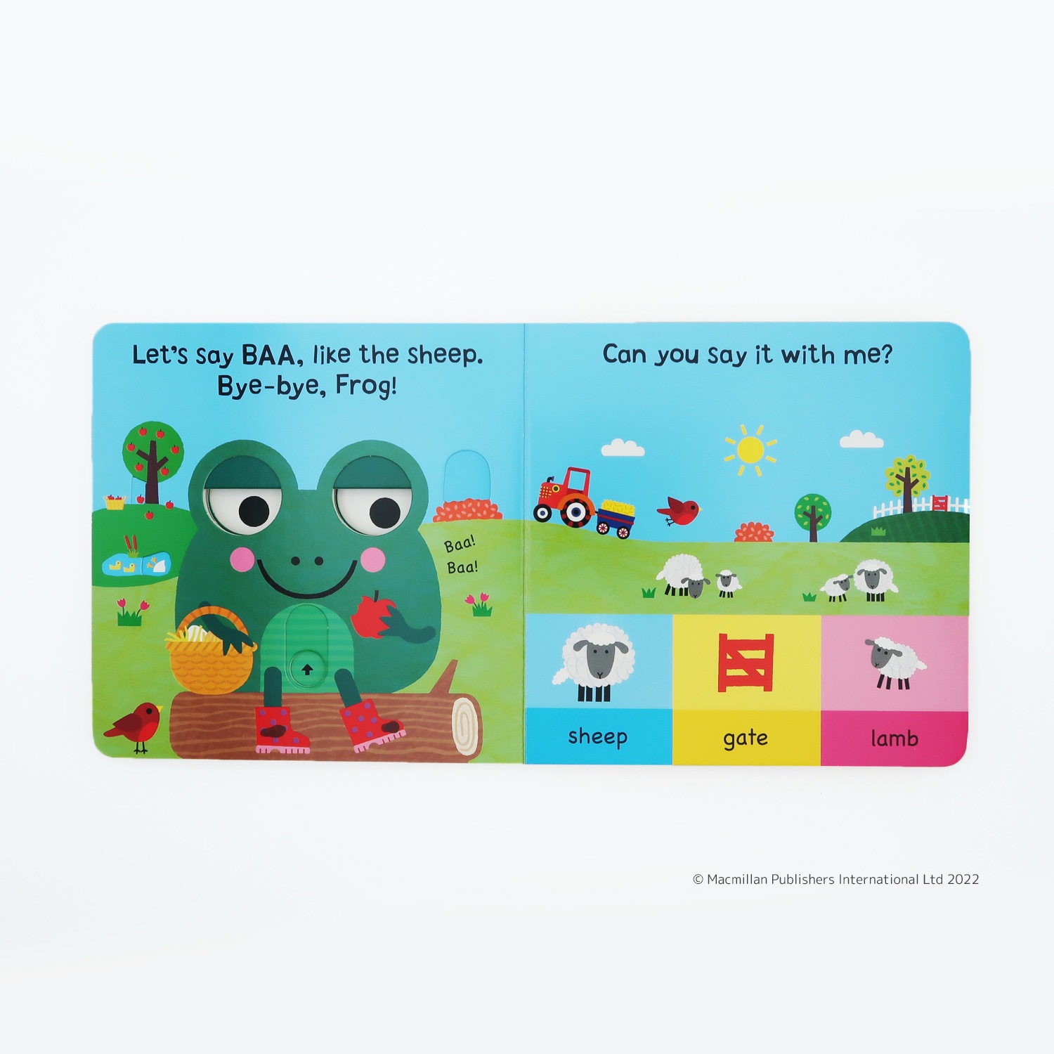 しかけ絵本　Googlies Frog at the Farm