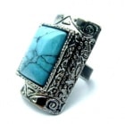 ターコイズ指輪リング パワーストーン 天然石指輪リング　RSSY-19|ターコイズ|　├ 指輪・リング