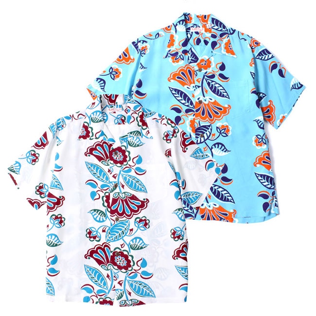 �ڥ��󥵡��աۥ����ϥ���� S/S RAYON HAWAIIAN SHIRT HAWAIIAN IVY[SS38311]