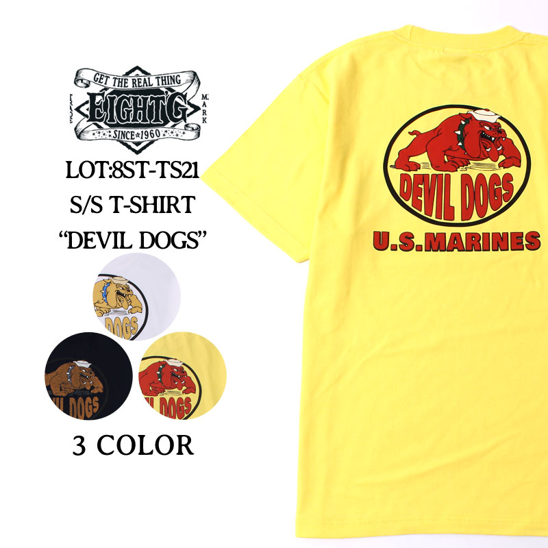 �ں����١� EIGHT-G(�����ȥ���) ȾµT����� "DEVIL DOGS" / 8ST-TS21 / ��100 ��ƹ / �ץ��� �͵�