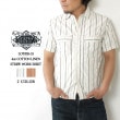 EIGHT-G(ȥ) 4oz COTTON LINEN STRIPE WORK SHIRT / 2022ղ / 8SS-33 /  / Ⱦµ /  ȥ饤ץ /  åȥͥ