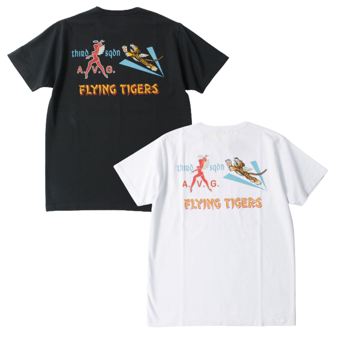 BUZZ RICKSON'S(�Х��ꥯ����) �ߥ꥿�꡼�ץ���T�����"FLYING TIGERS" / BR78991 / 2022�ղ� ���� / �ե饤�󥰥��������� / Ⱦµ / �ƹ���