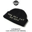 BUZZ RICKSON'S(Хꥯ) U.S.N. WATCH CAP STENCIL / BR02757 / 2023  / ˥åȥå åå ˹ ˥å˹ / ɴ ʪ ץ쥼