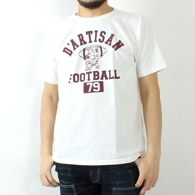 STUDIO D'ARTISAN(ステュディオ・ダ・ルチザン) USAコットンプリントT