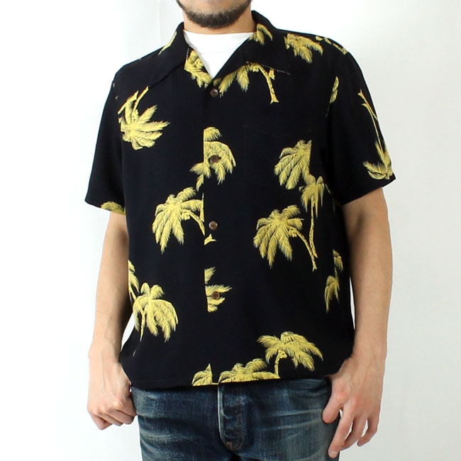 EIGHT-G(エイトジー) アロハシャツ EVERLASTING SUMMER PALMTREE