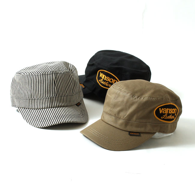 VANSON(バンソン) コットンツイルワークキャップ / NVCP-2503 / 2025春