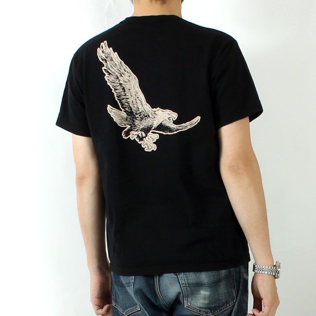 DELUXEWARE(デラックスウエア) ヘビーウエイトTシャツ EAGLE / DXTS-2502 / 2025春夏 新作 / 厚手 ヘビーオンス 綿100