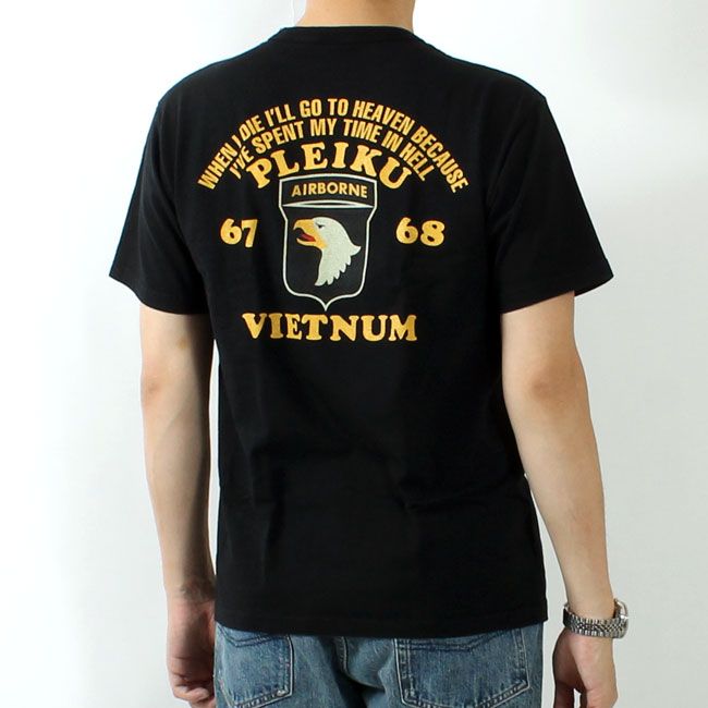 BUZZ RICKSON'S(バズリクソンズ) ミリタリープリントTシャツ PLEIKU VIETNUM / BR79623 / 2025春夏 新作 / アメカジ メンズ